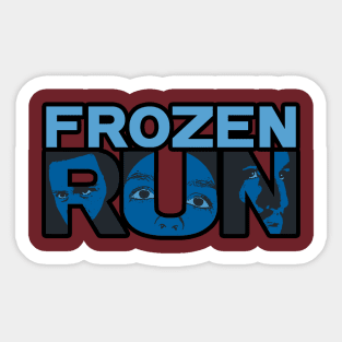 Frozen Run - Logo Sticker